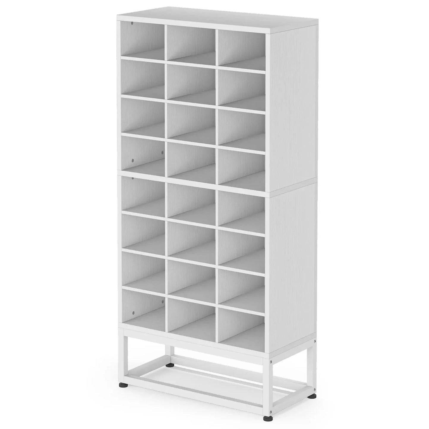 Tribesigns Wooden Shoe Cabinet Storage Rack Stand Display Organizer Home