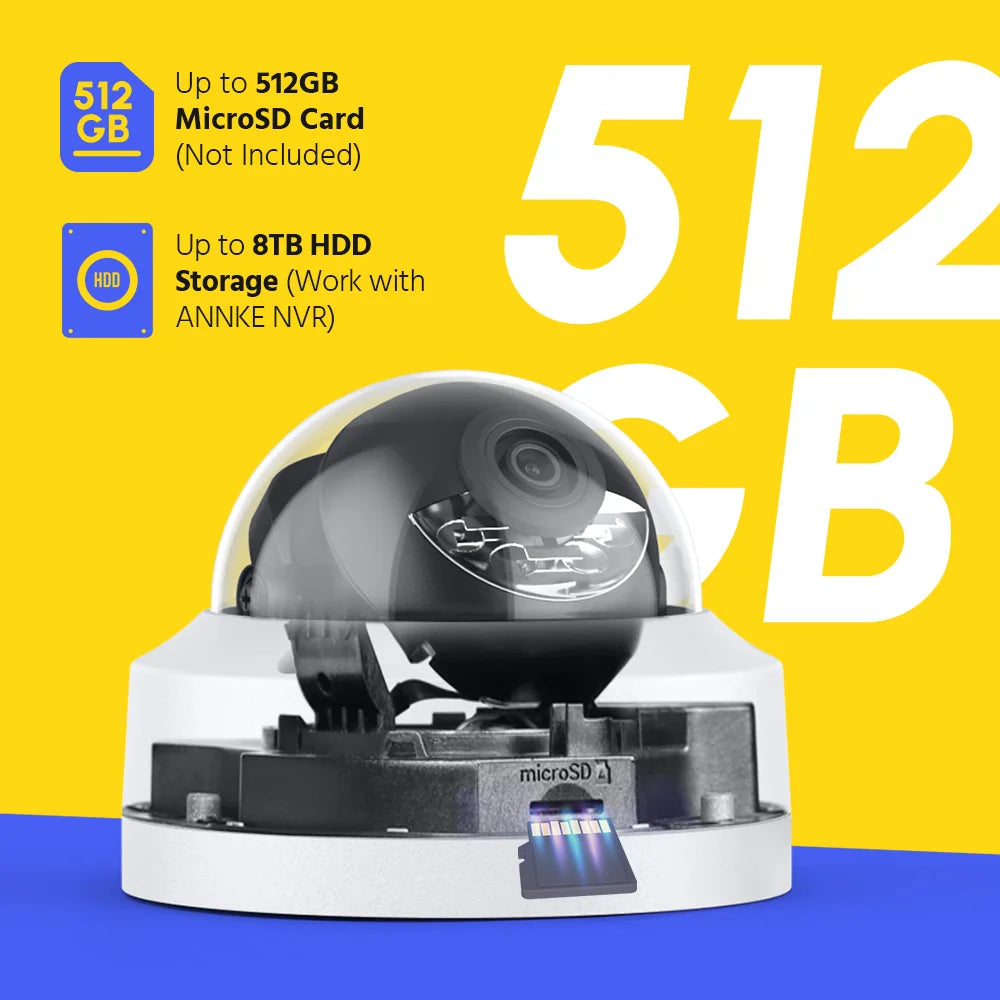 ANNKE 4K 8 Channel PoE NVR Security Camera System