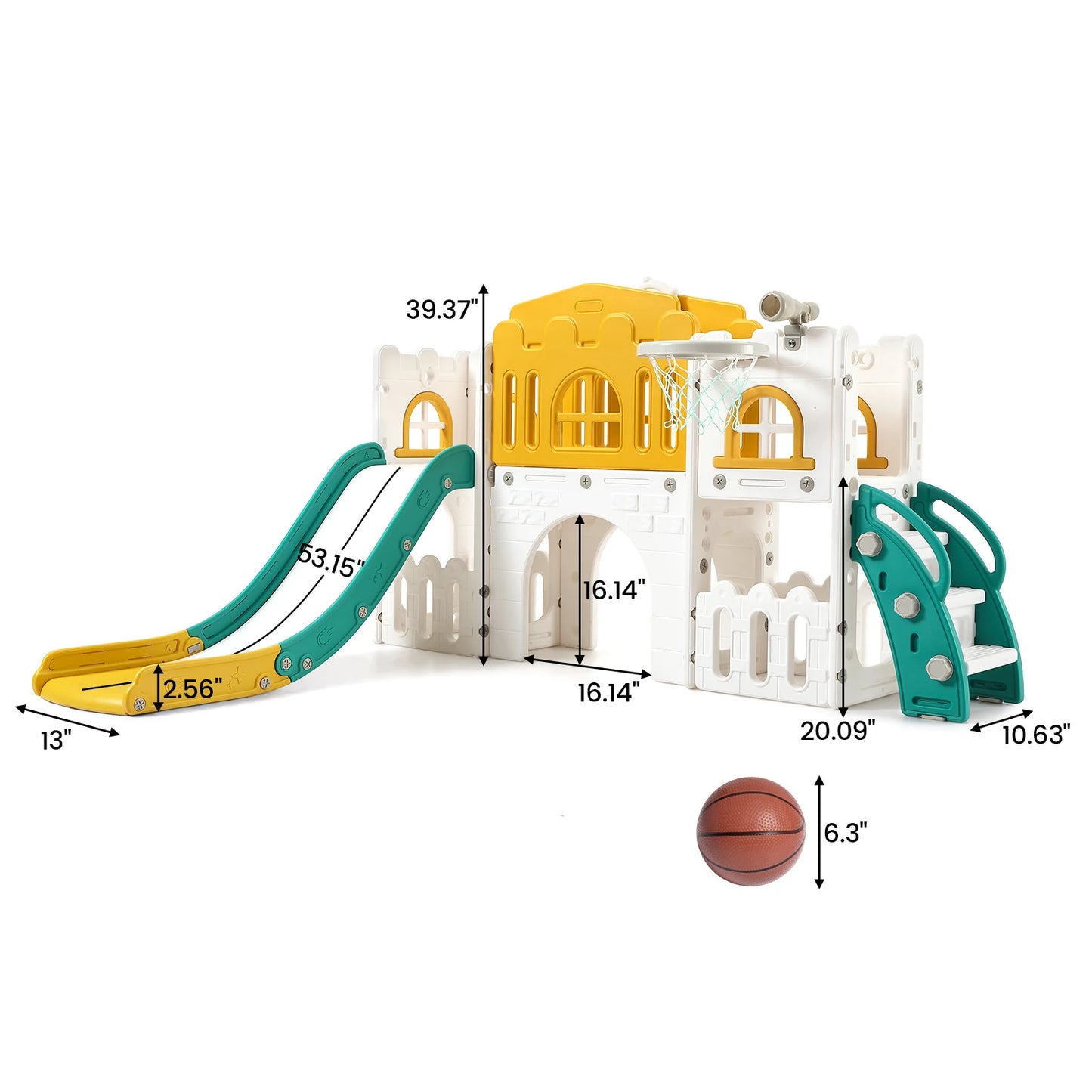 Eight In One Toddler Indoor Slide Playground Playset For Toddlers