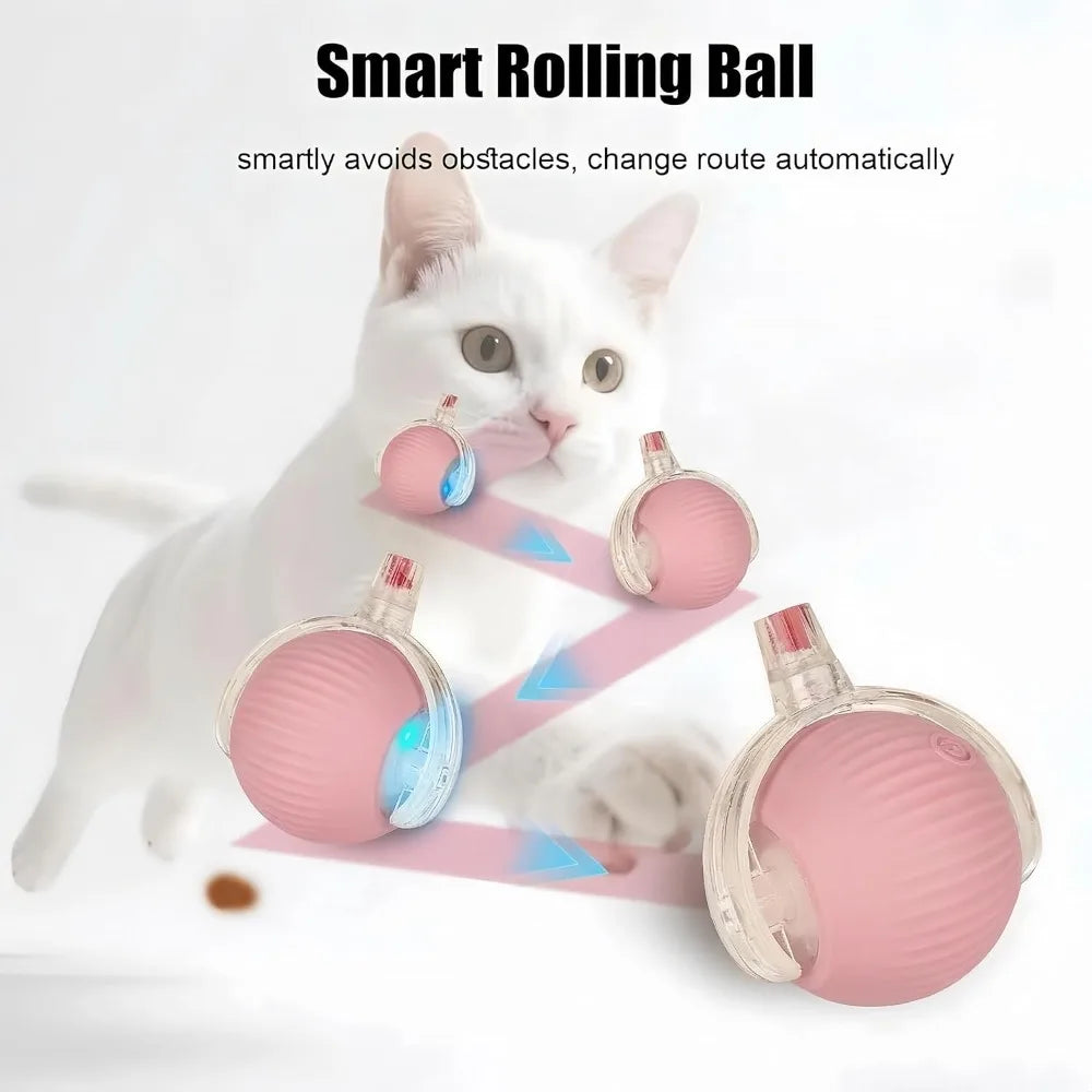 Upgraded Interactive Pet Ball Toy With Automatic Motion