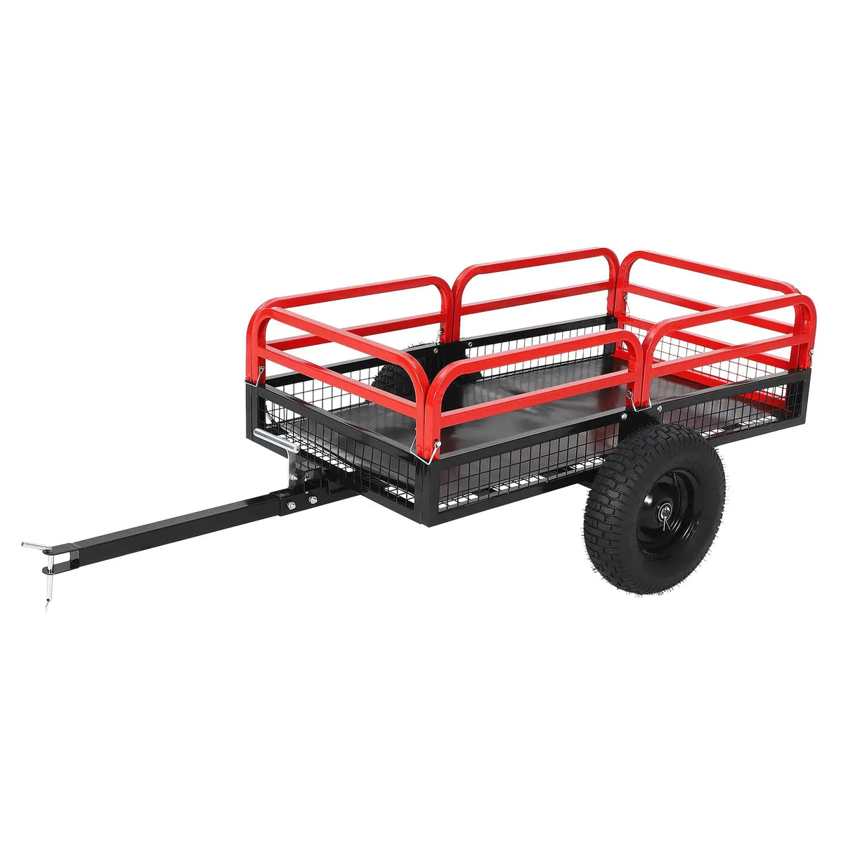 HiMISS Heavy Duty Steel Dump Trailer Cart for ATV UTV