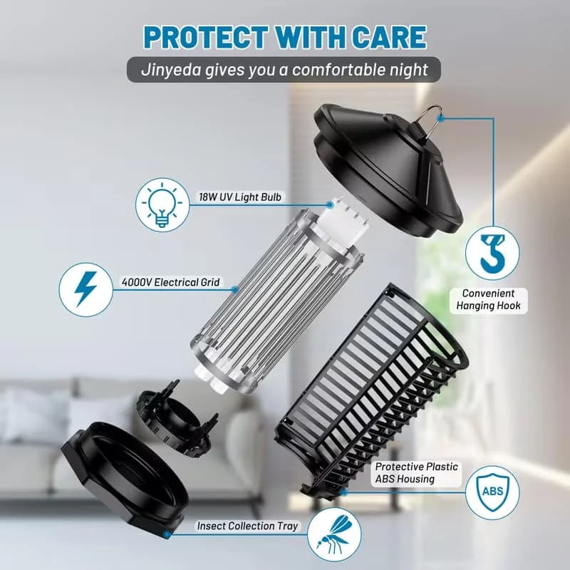 Outdoor Waterproof Electronic Bug Zapper Mosquito Killer Lantern