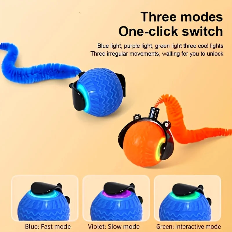 Automatic Led Rolling Ball Self Playing Cat Toy
