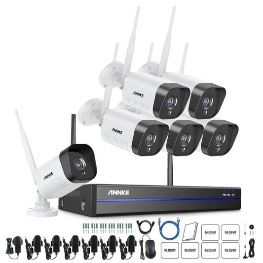 ANNKE WS300 WiFi Surveillance System 5MP NVR And 3MP Cameras