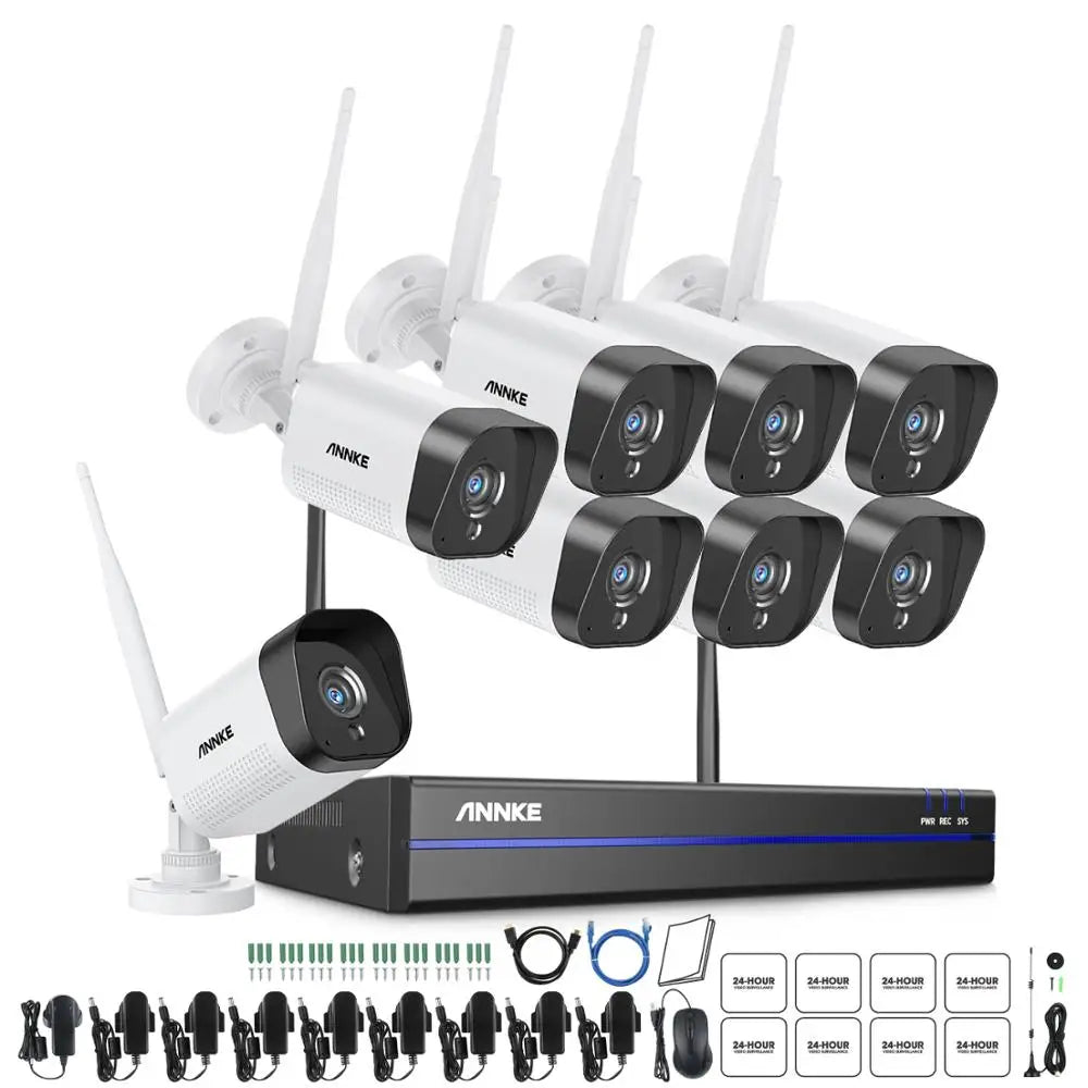 ANNKE WS300 WiFi Surveillance System 5MP NVR And 3MP Cameras