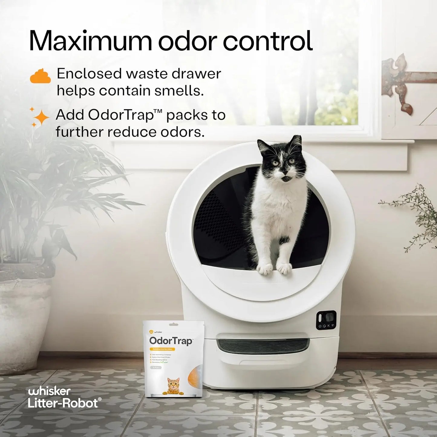 Litter-Robot Evo Automatic Self-Cleaning Cat Litter Box Odor Control