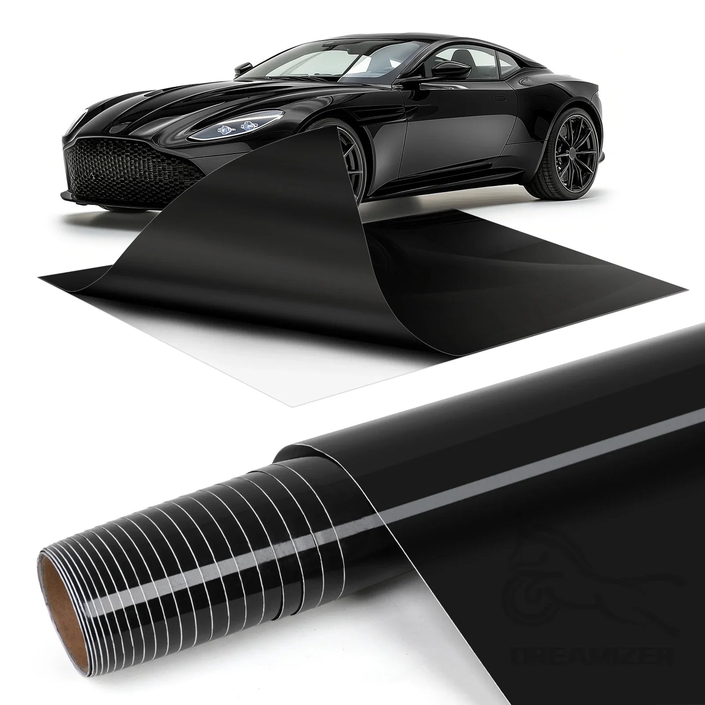 Carbon Fiber Car Wrap Vinyl Film Self Adhesive Decal