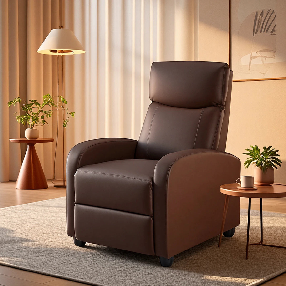 MCQ Recliner Sofa With Lumbar Support For Living Room