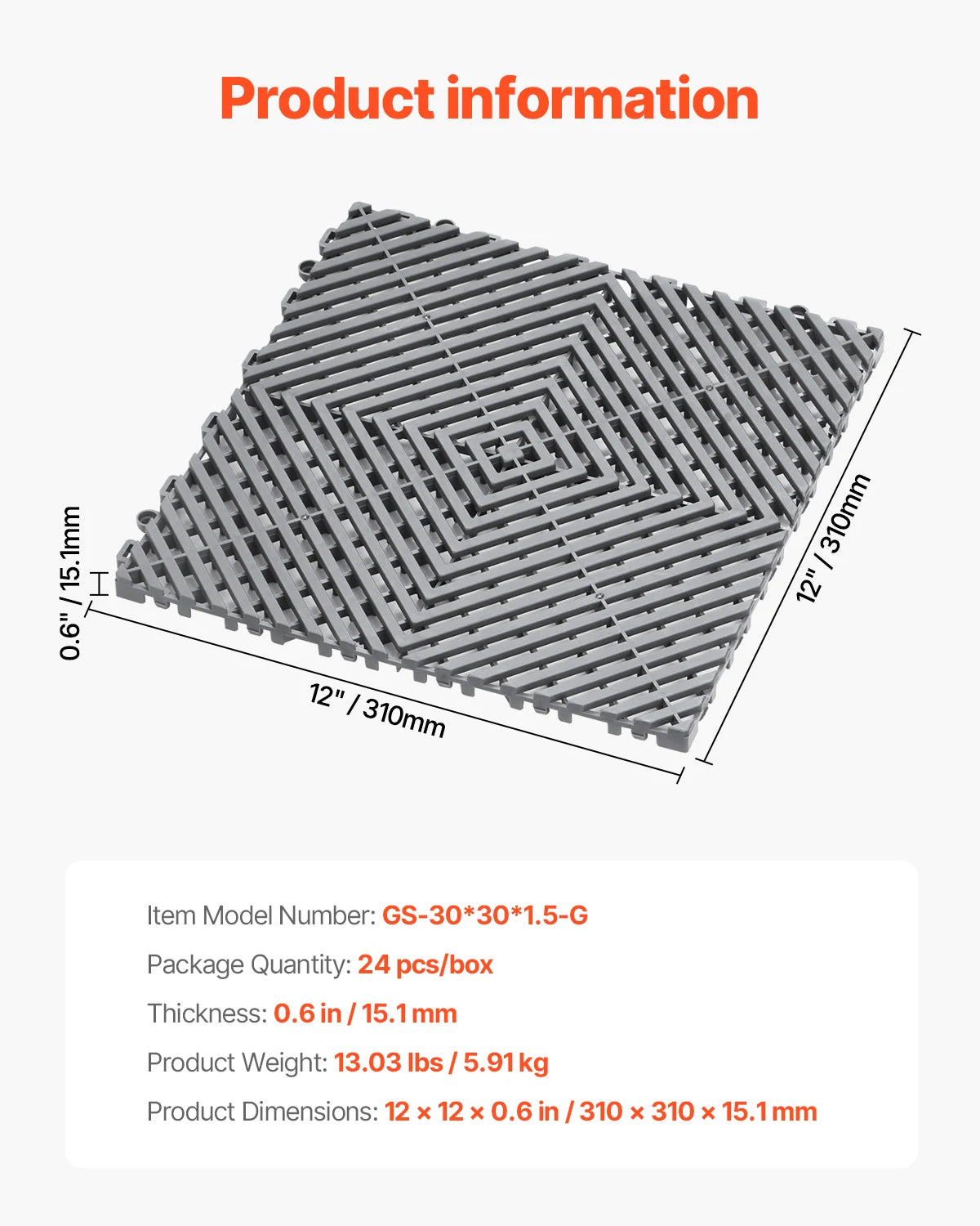 Non Slip Interlocking Drainage Floor Mats And Shower Tiles