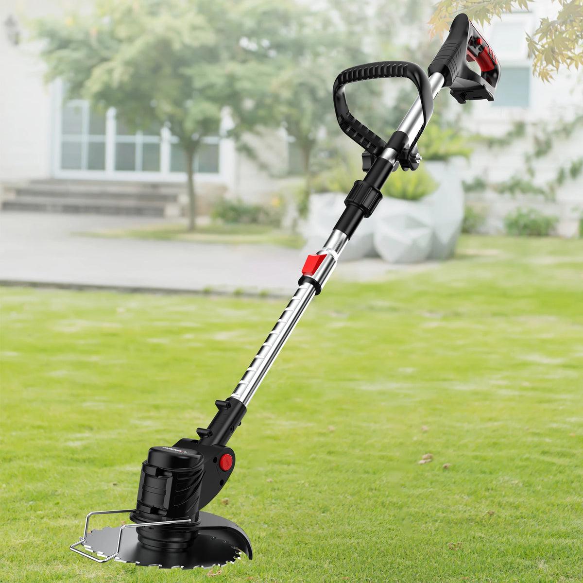 Firehelp Portable Cordless Electric Lawn Mower And Trimmer