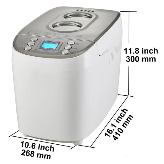 VEVOR Automatic 15In1 Bread Maker With Nonstick Ceramic Pan