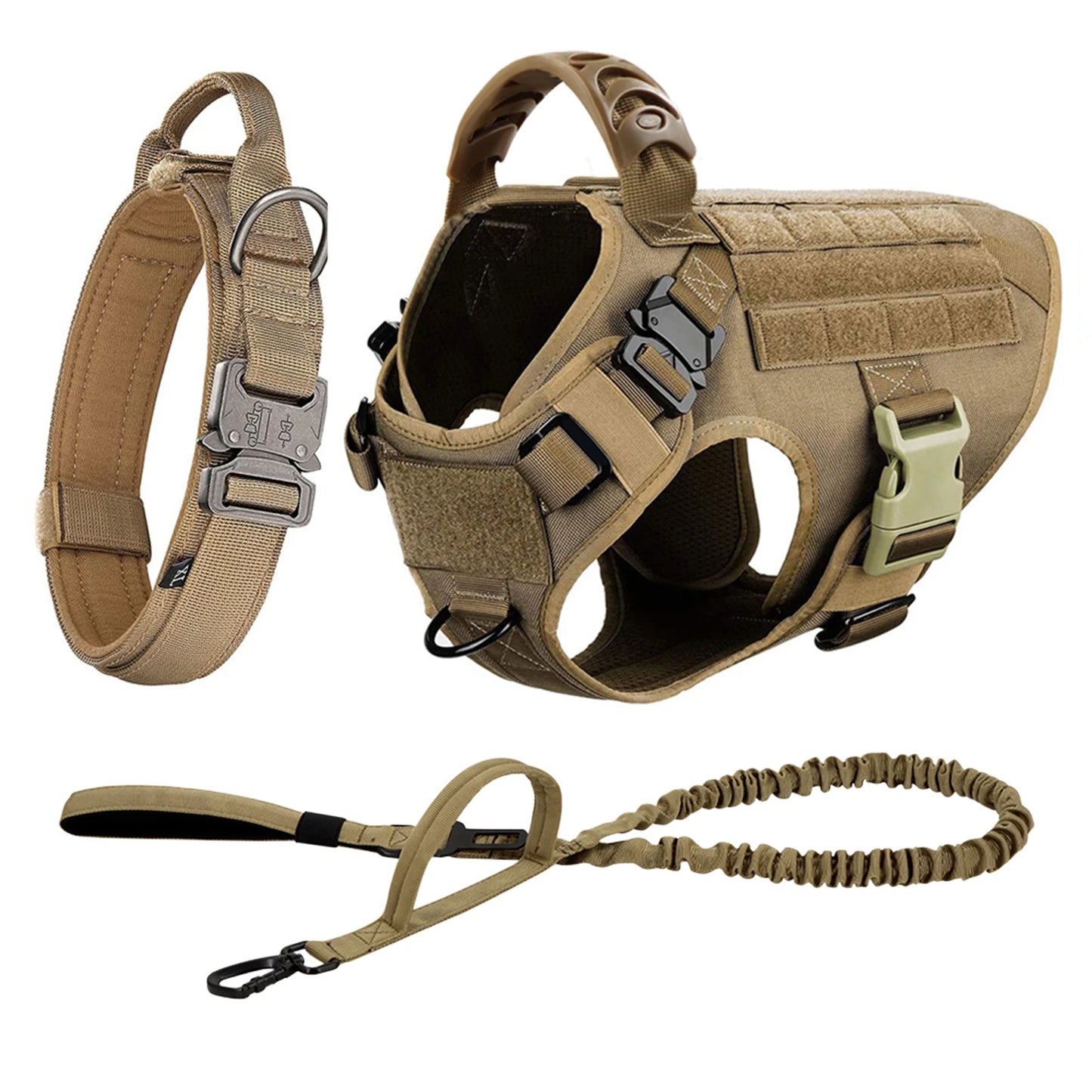 Nylon Dog Harness and Leash Set for Large Dogs Training Vest