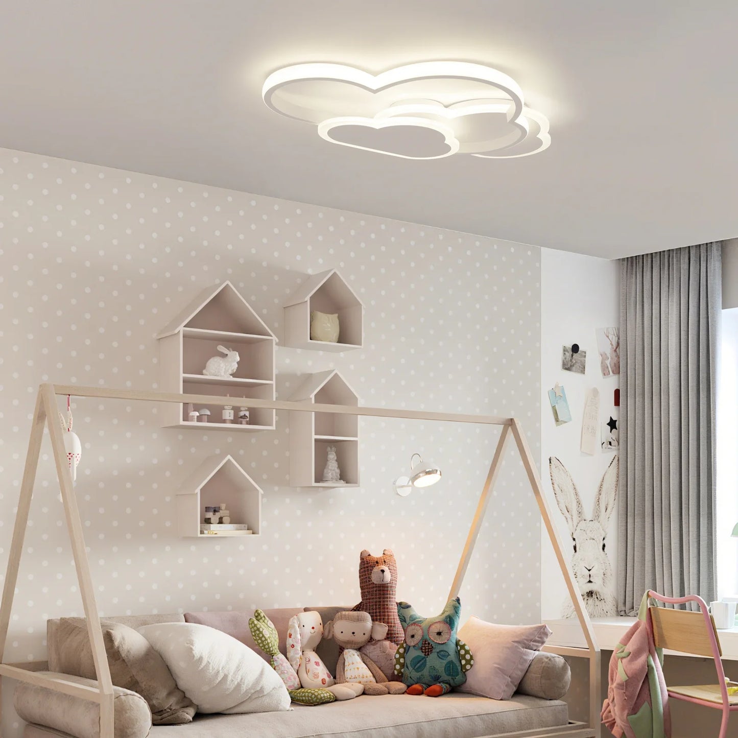 Modern Led Cloud Ceiling Light For Bedroom And Living Room