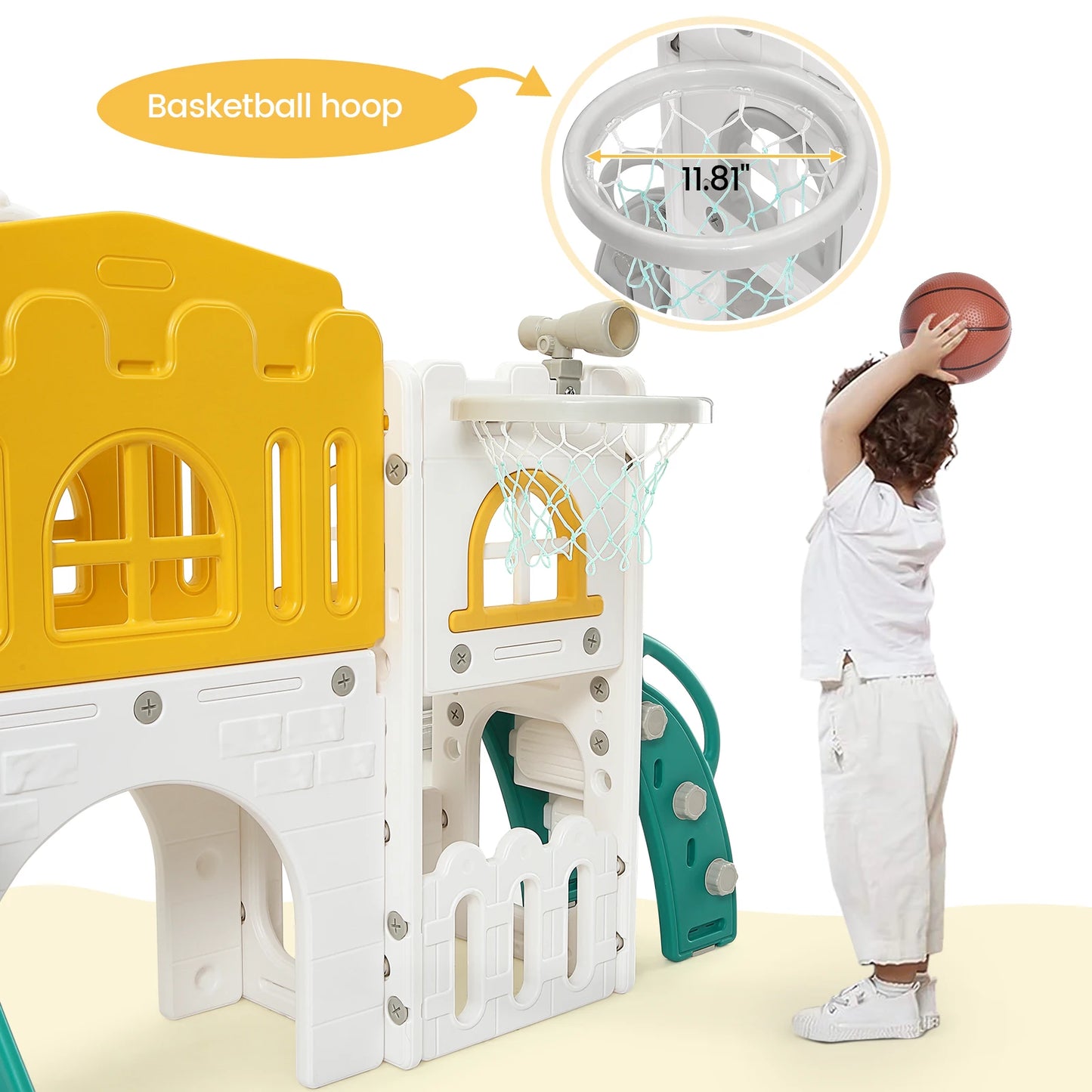 Eight In One Toddler Indoor Slide Playground Playset For Toddlers