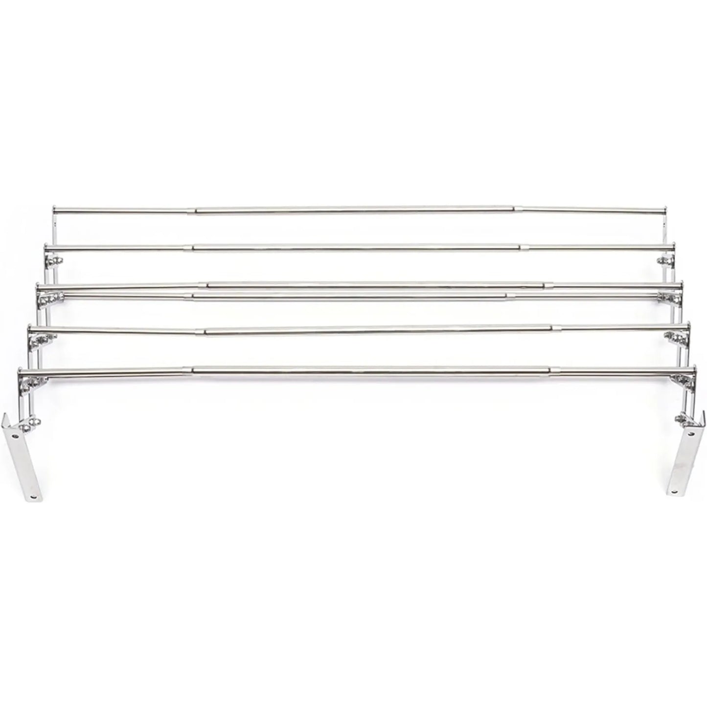 Bymaocar Stainless Steel Foldable Wall Mounted Clothes Airer For Bathroom