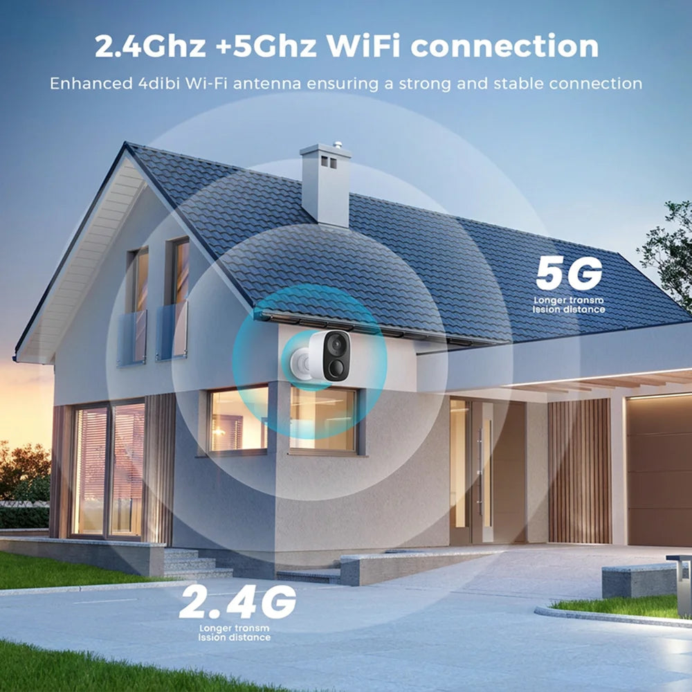 VStarcam 4K Wireless Outdoor Security Camera With PIR Motion Detection