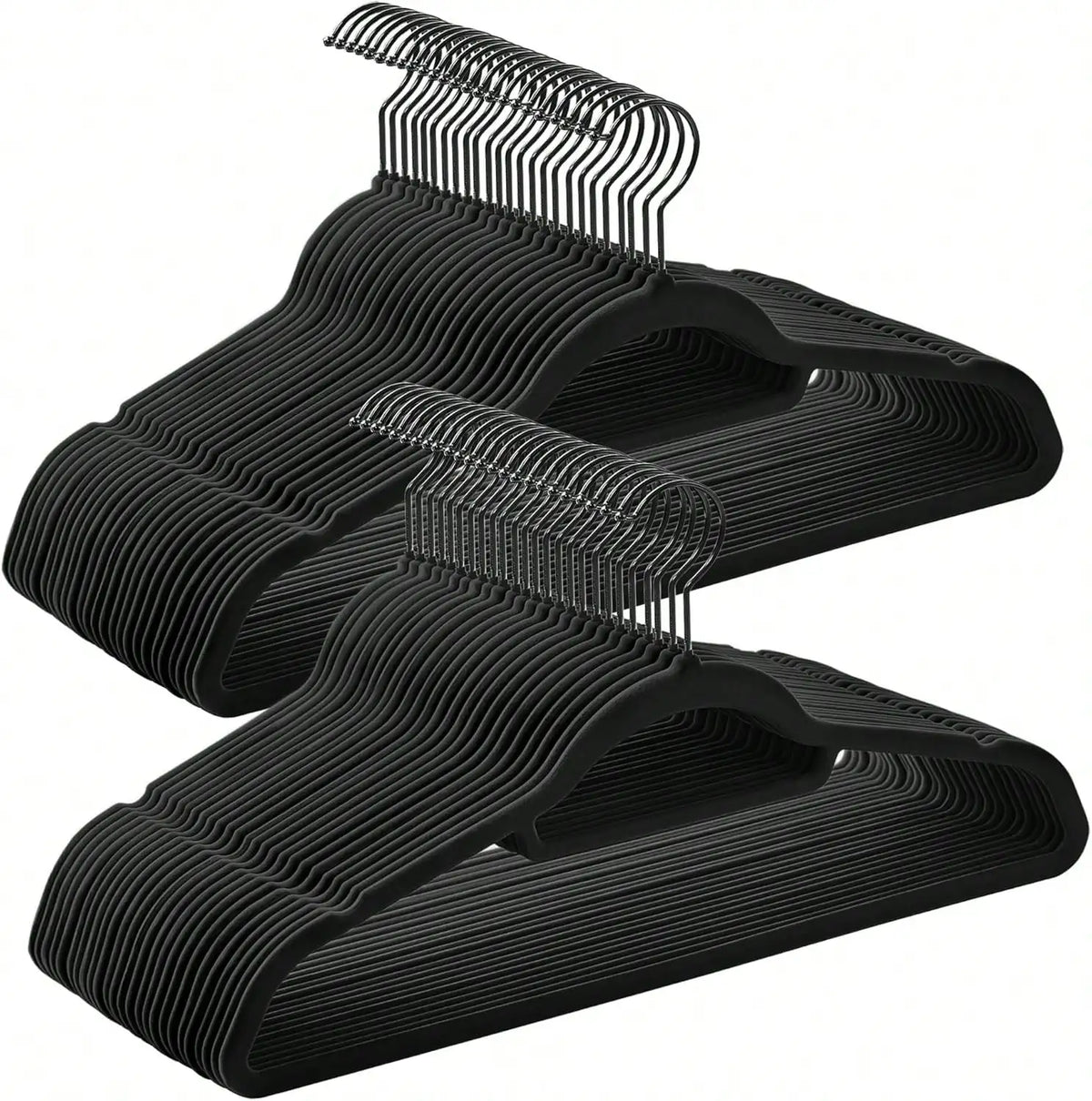 Premium Flocked Velvet Clothing Hangers With Rotating Hooks