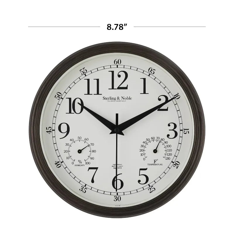 Indoor Outdoor Arabic Analog Wall Clock Exterior And Interior