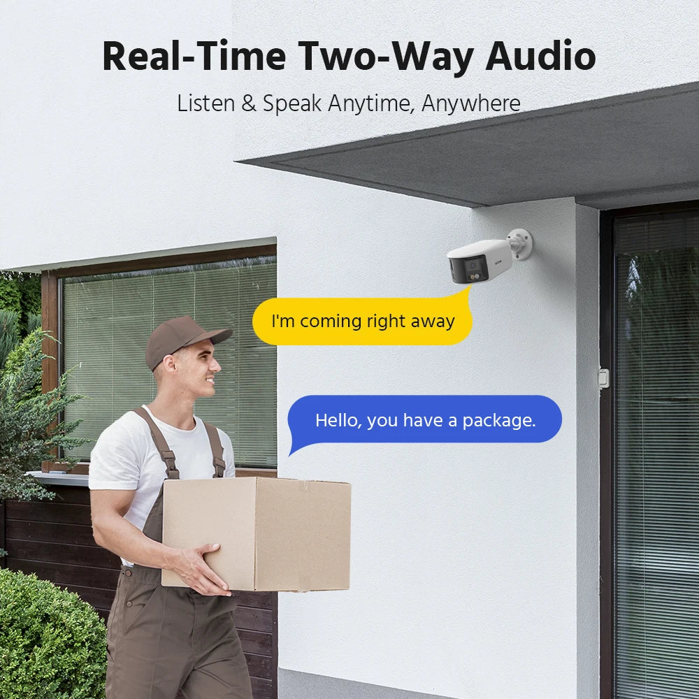 ANNKE 8MP Dual Lens PoE Outdoor Camera With Human Detection