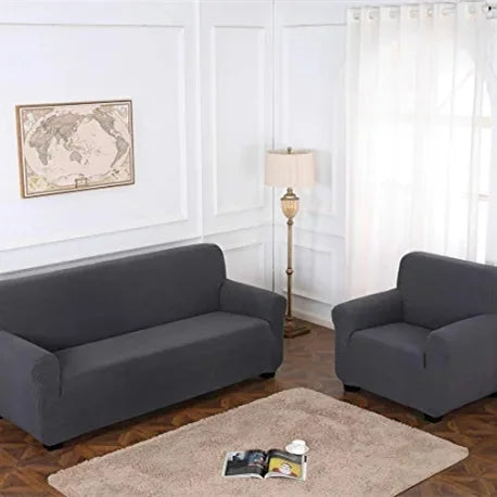 Jacquard Stretch Sofa Cover Pet Friendly Universal Slipcover