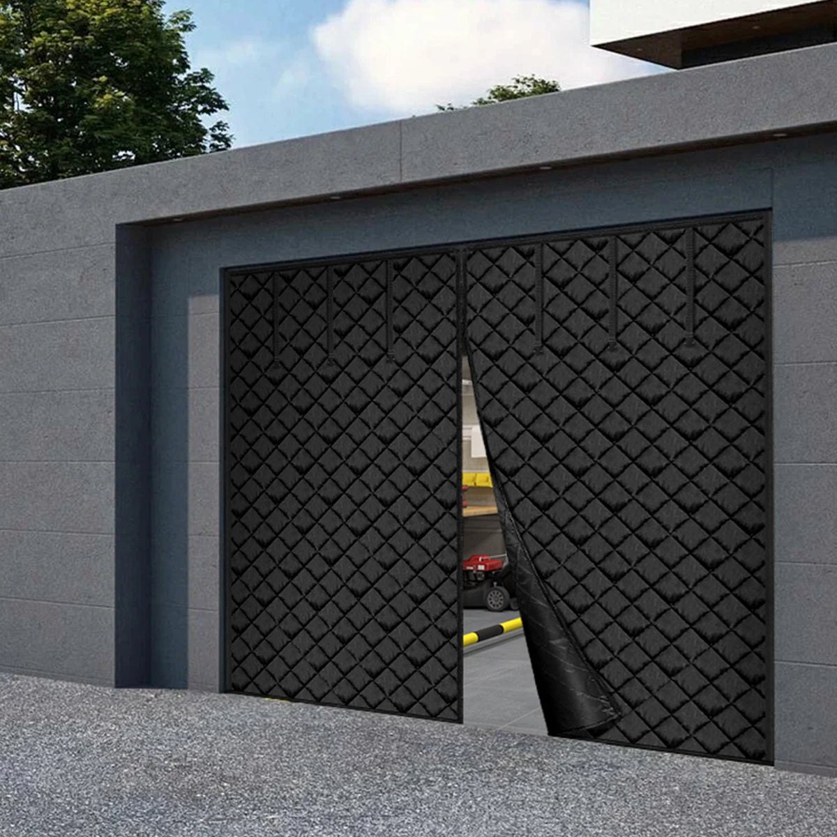 Magnetic Thermal Garage Door Insulation Screen With Oxford Fabric