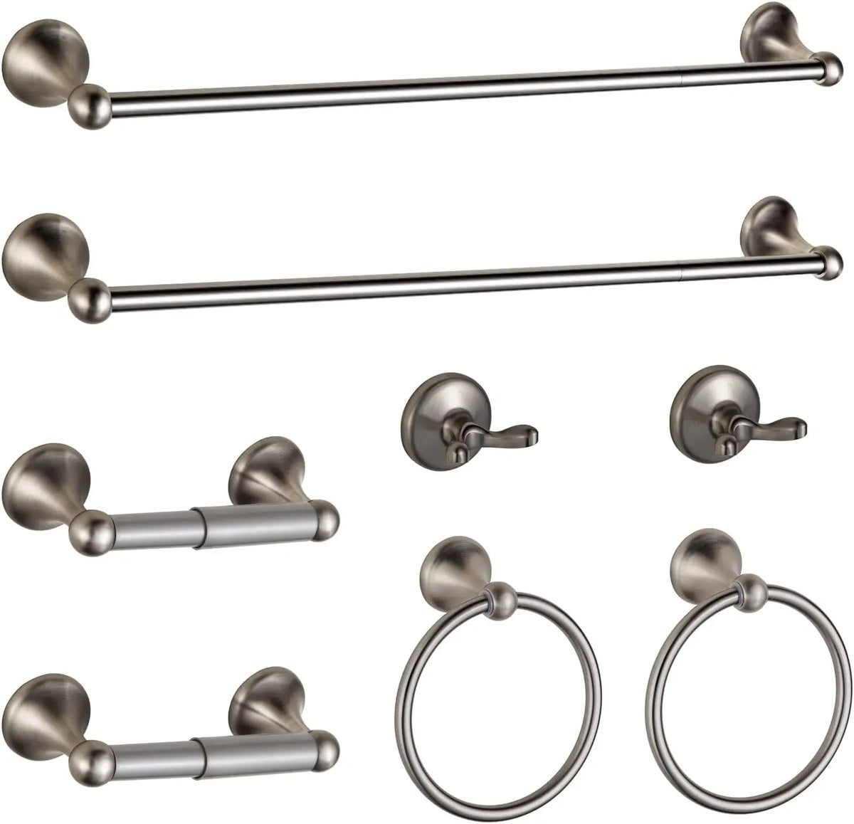 Modern Metal Bathroom Hardware Set Wall Mount Towel Bar Set