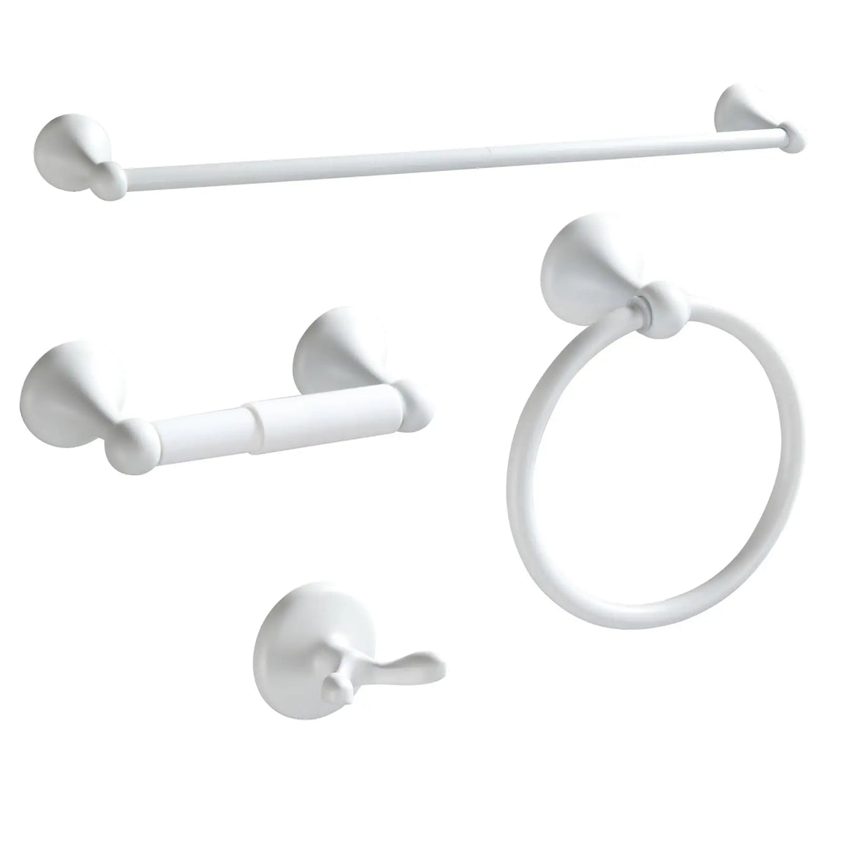 Modern Metal Bathroom Hardware Set Wall Mount Towel Bar Set