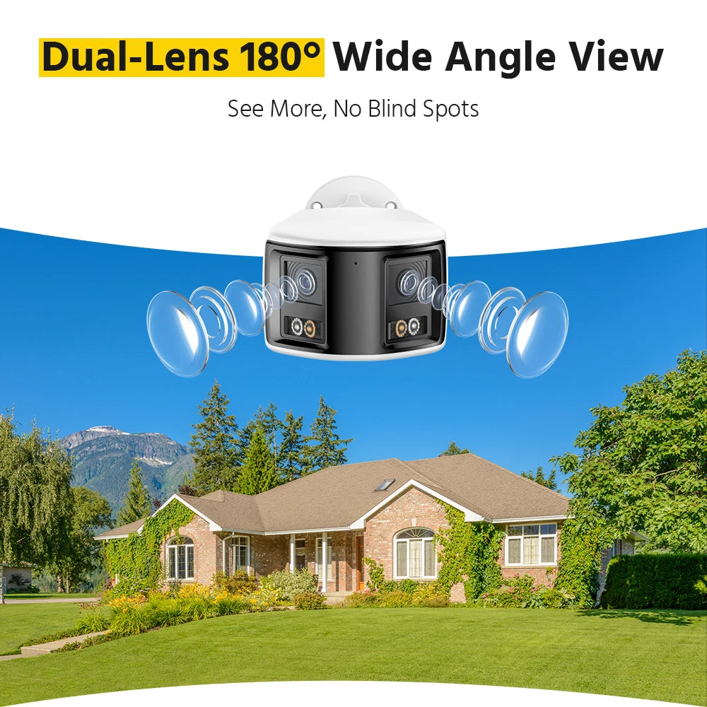 ANNKE 8MP Dual Lens PoE Outdoor Camera With Human Detection