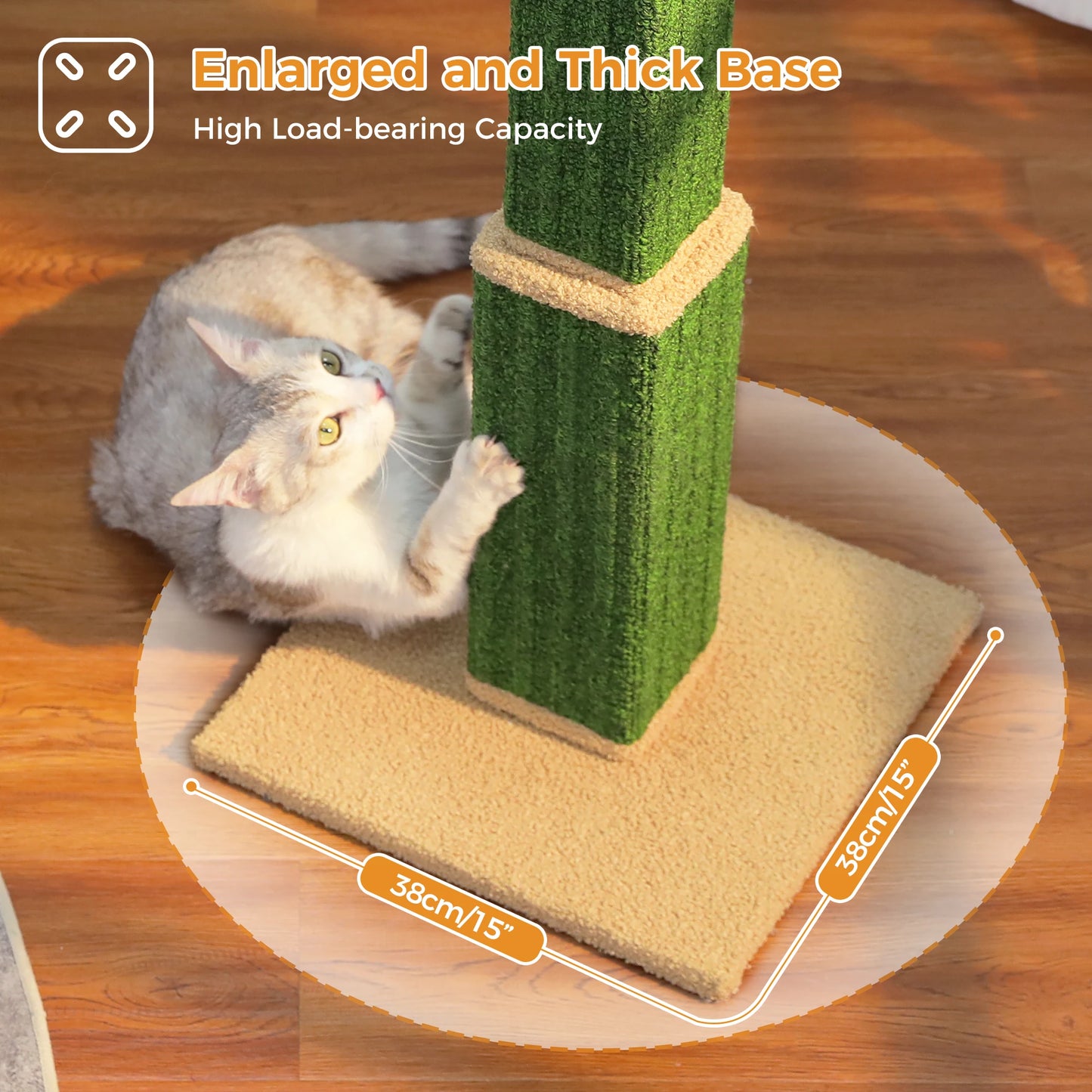 PAWZ Road Indoor Cat Scratch Post With Sisal Ball Toy