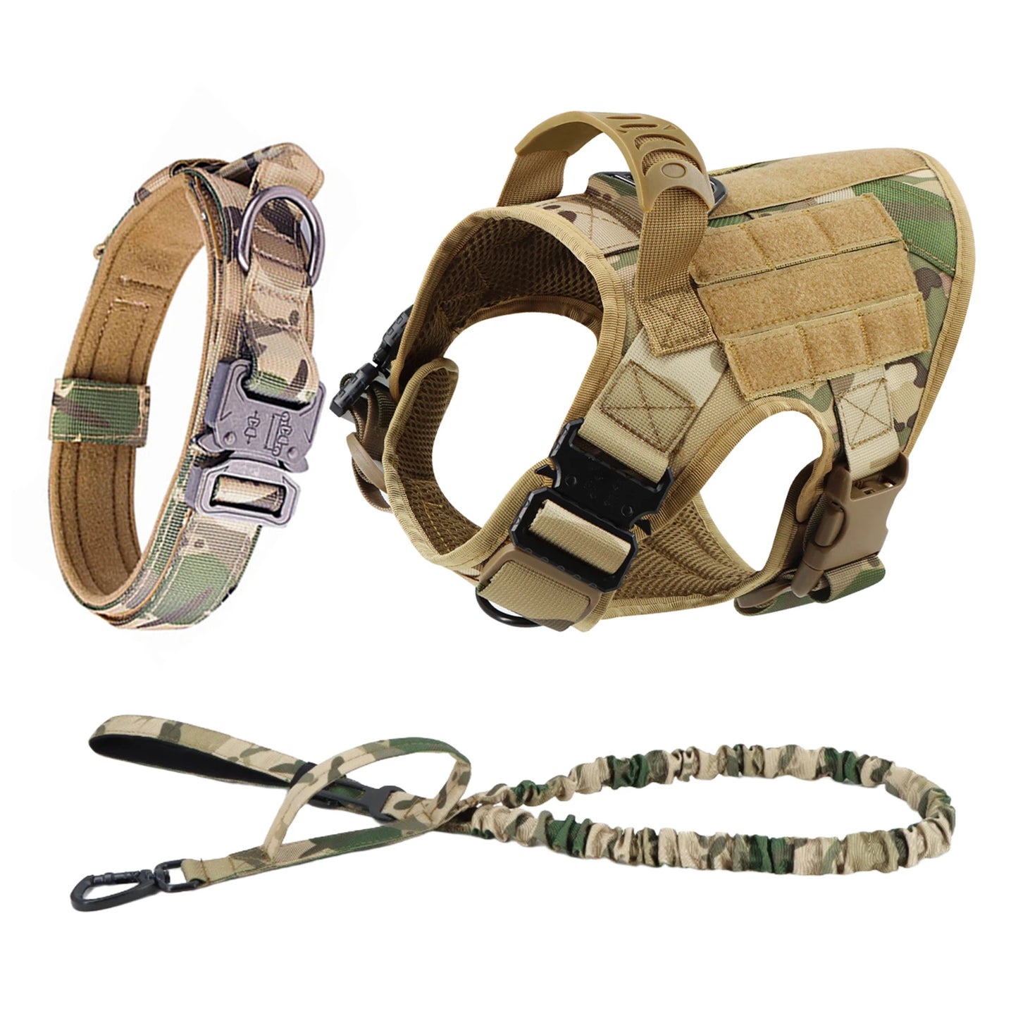 Nylon Dog Harness and Leash Set for Large Dogs Training Vest