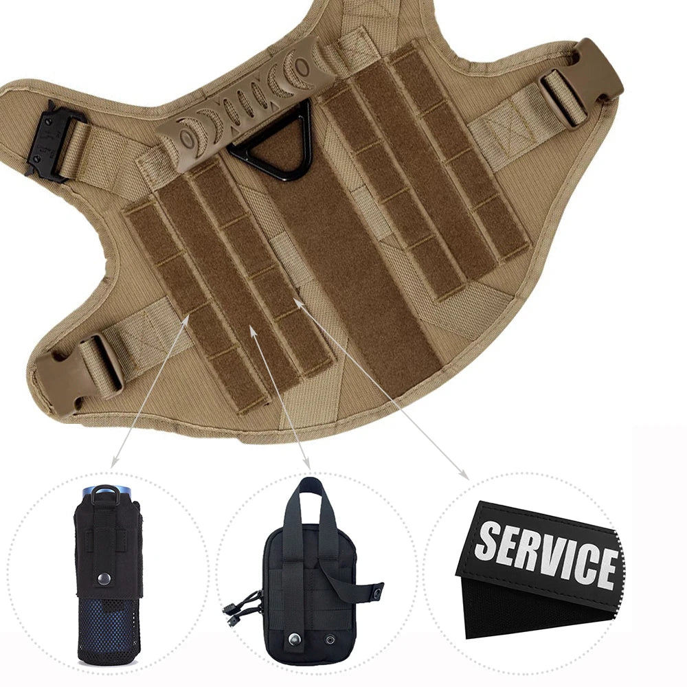 Nylon Dog Harness and Leash Set for Large Dogs Training Vest