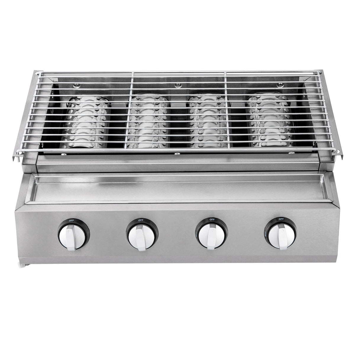 Professional Four Burner Stainless Steel Propane Gas Grill For Camping