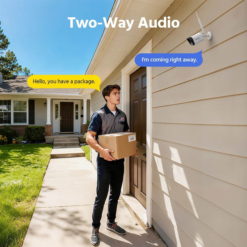 ANNKE 4K Wireless Security Camera System With Two Way Audio