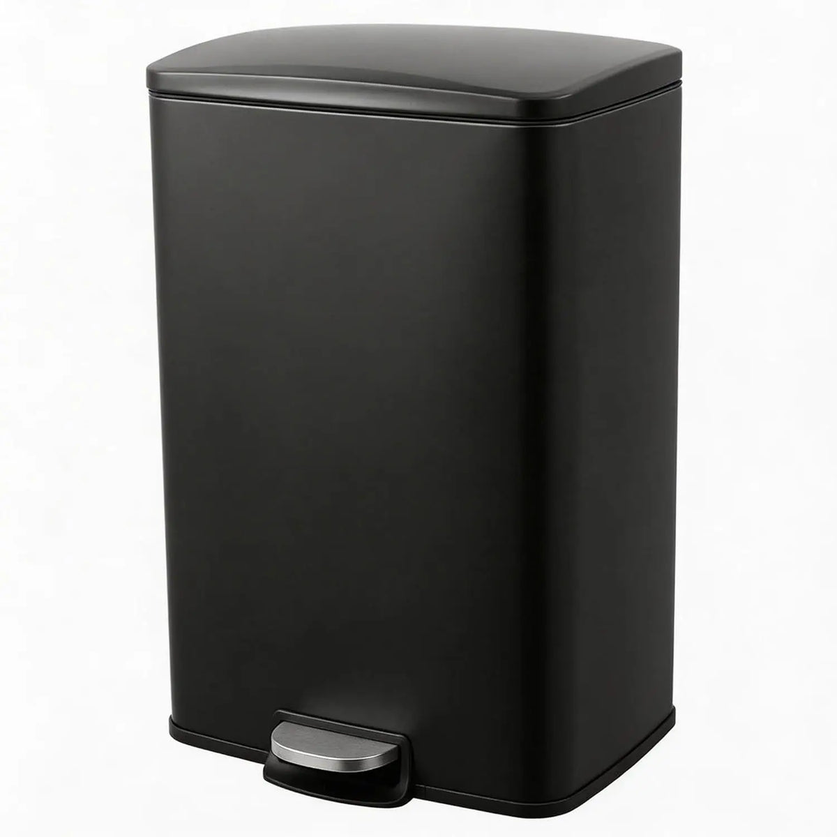 HiMISS Fingerprint Proof Pedal Trash Bin Stainless Steel
