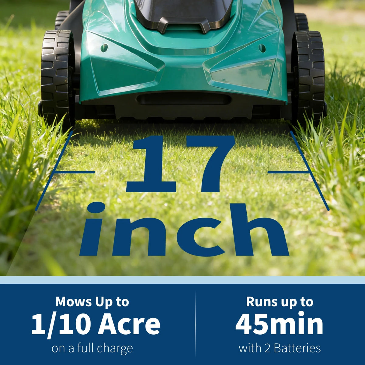 HiMISS 40V Cordless Brushless Lawn Mower With Grass Bag