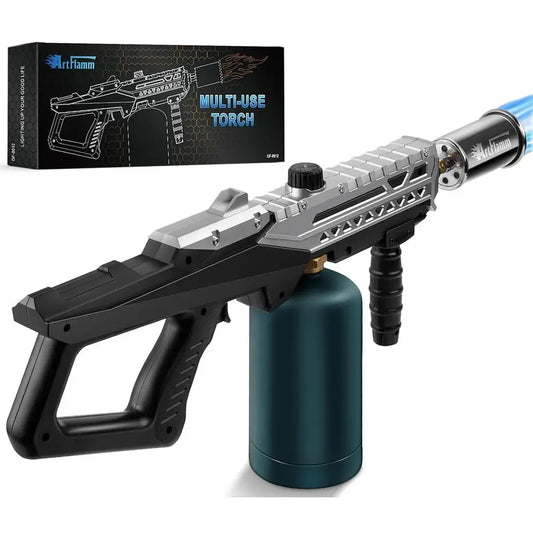 Propane Torch Gun Adjustable Flamethrower For BBQ Camping Charcoal Lighter