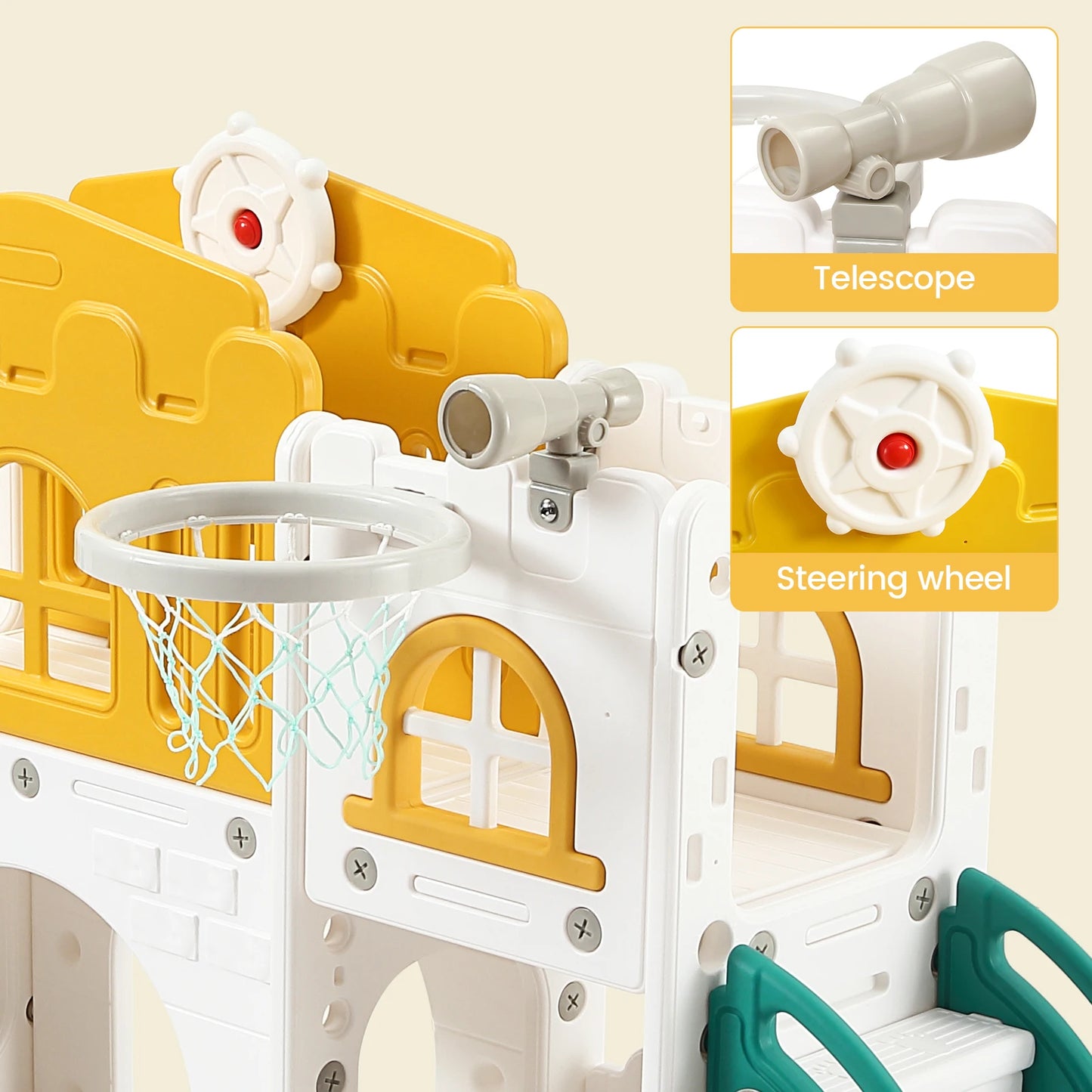 Eight In One Toddler Indoor Slide Playground Playset For Toddlers
