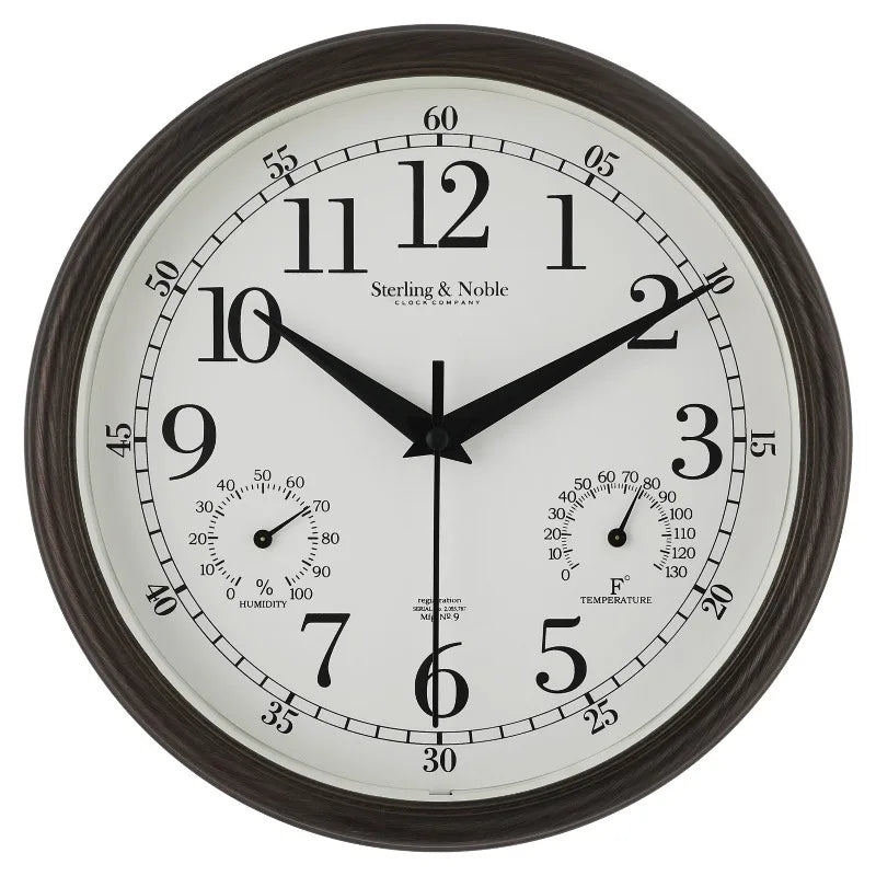 Indoor Outdoor Arabic Analog Wall Clock Exterior And Interior