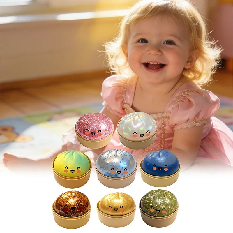 Simulation Flash Dumpling Pressure Ball Slow Rebound Stress Relief Toy