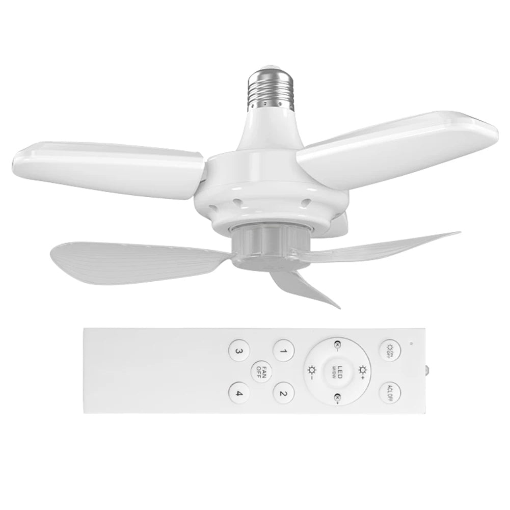 Sikiwind Modern Ceiling Fan With Led Light And Remote