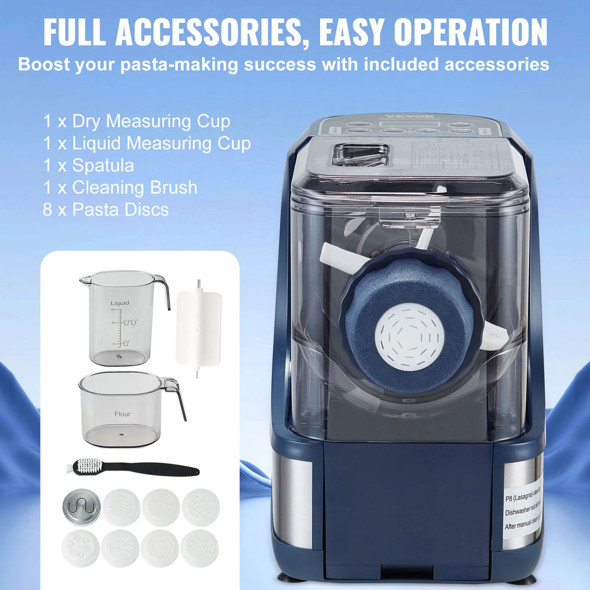 SucceBuy Automatic Electric Pasta Noodle Maker Machine