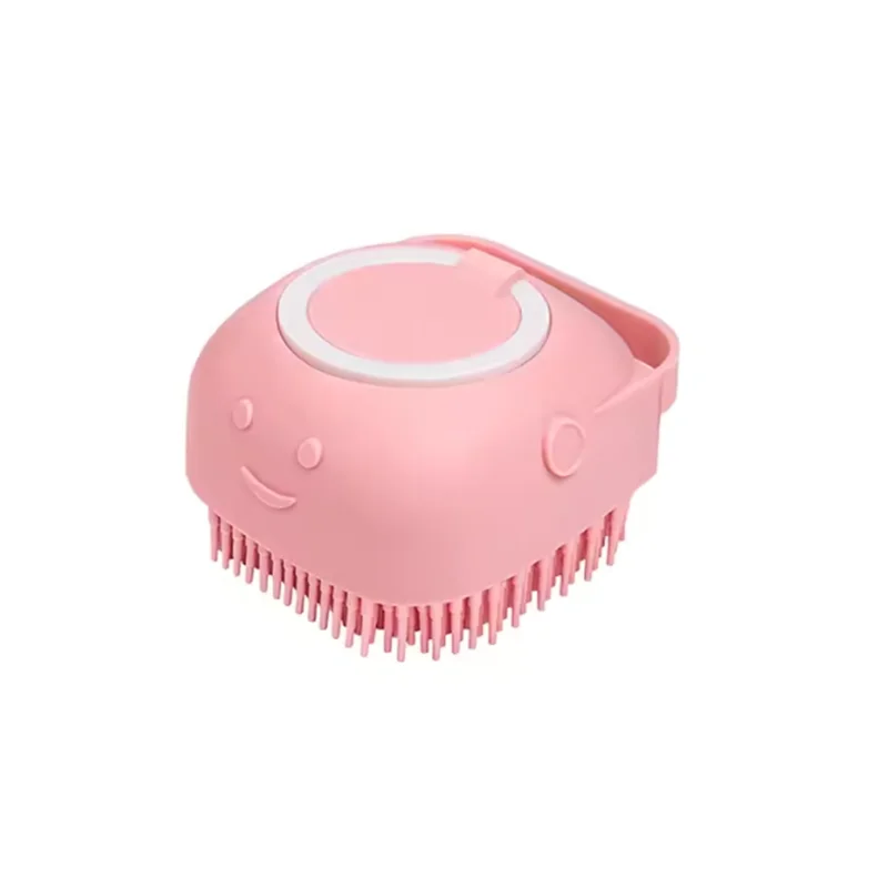Soft Silicone Pet Bath Massage Brush For Dogs And Cats