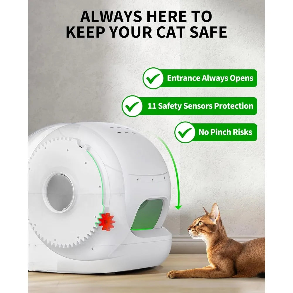 PuraMax 2 Automatic Self Cleaning Cat Litter Box App Control