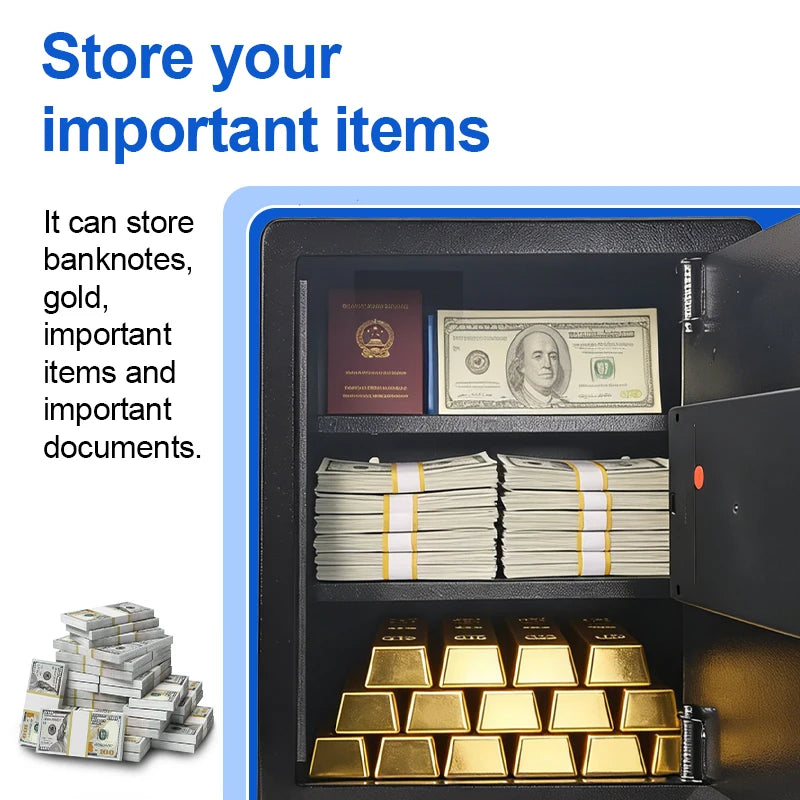 Digital Home Safe Box for Cash Jewelry and Important Documents