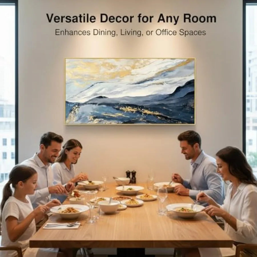 Modern Luxury Abstract Landscape Wall Art Poster On Canvas