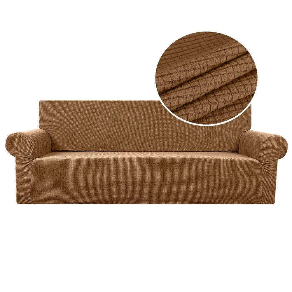 Jacquard Stretch Sofa Cover Pet Friendly Universal Slipcover