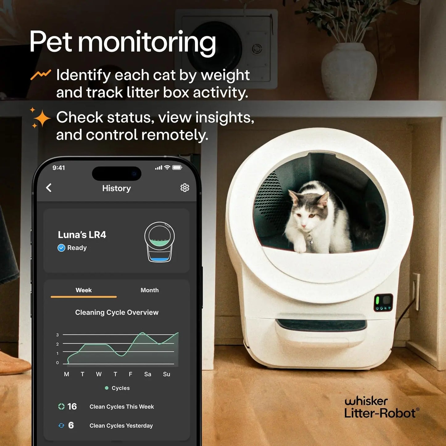 Litter-Robot Evo Automatic Self-Cleaning Cat Litter Box Odor Control