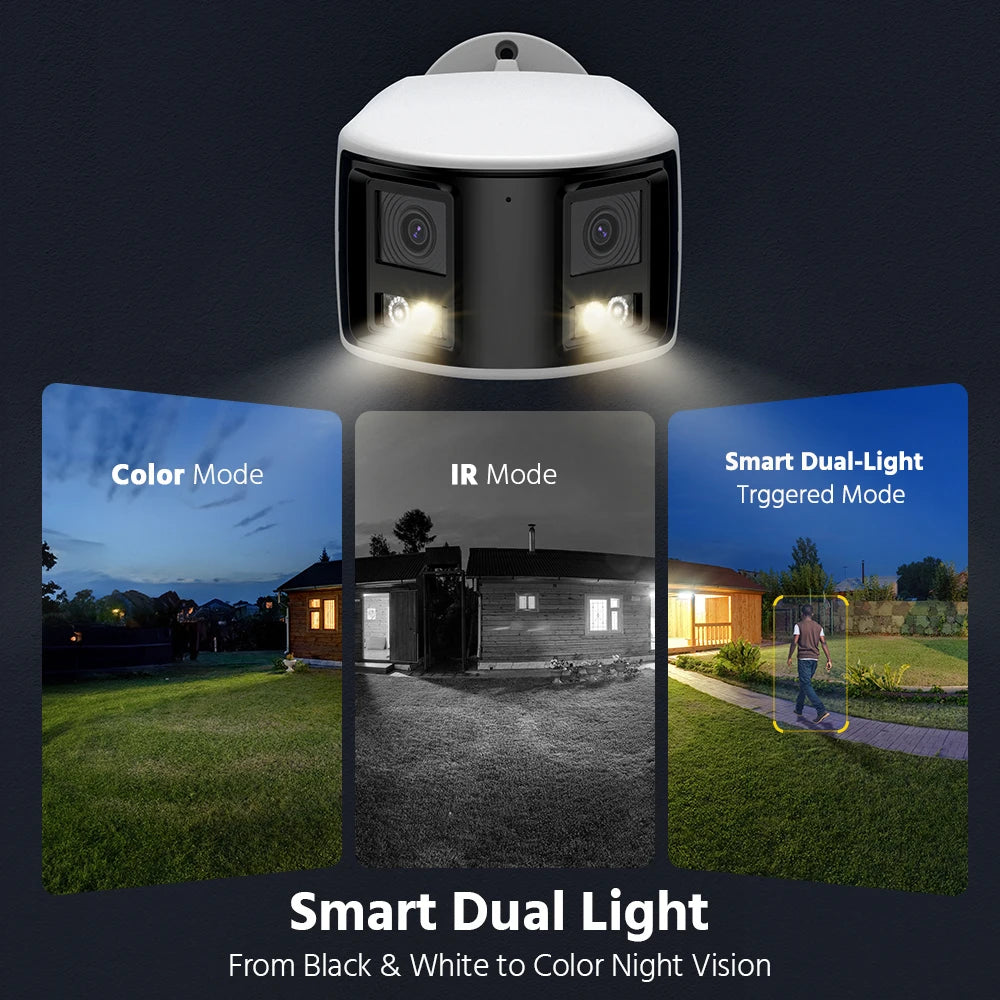 ANNKE 8MP Dual Lens PoE Outdoor Camera With Human Detection