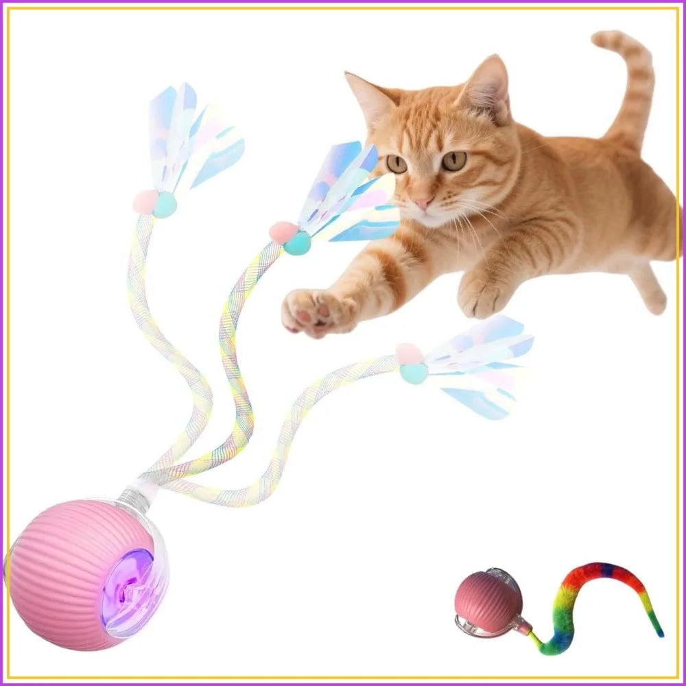 Upgraded Interactive Pet Ball Toy With Automatic Motion