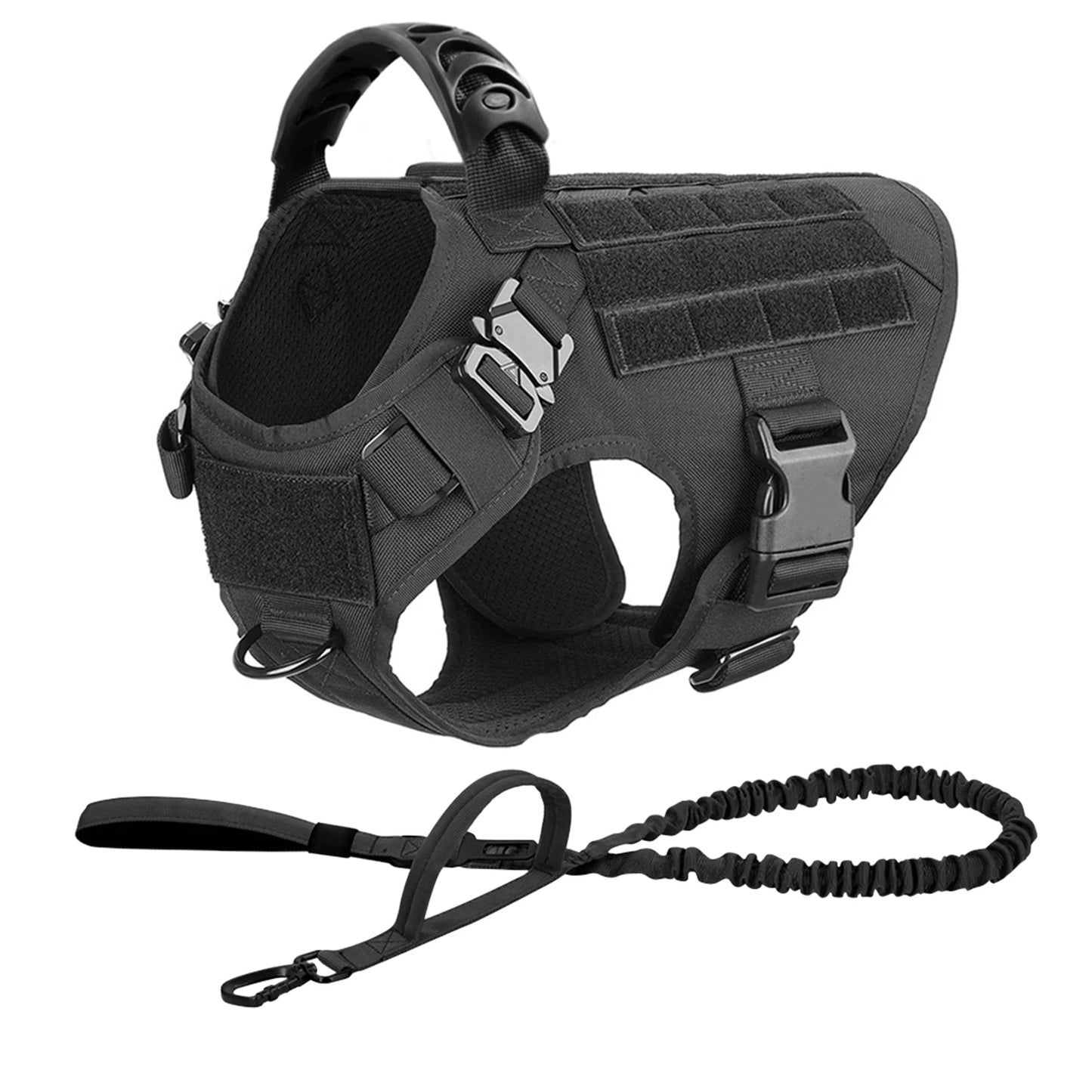 Nylon Dog Harness and Leash Set for Large Dogs Training Vest